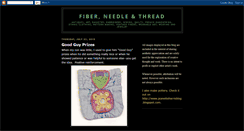 Desktop Screenshot of fiberneedlethread.blogspot.com