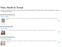 Tablet Screenshot of fiberneedlethread.blogspot.com