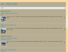 Tablet Screenshot of dx-pedition.blogspot.com