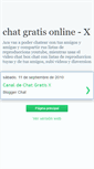 Mobile Screenshot of chatgratisonline-x.blogspot.com