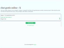 Tablet Screenshot of chatgratisonline-x.blogspot.com