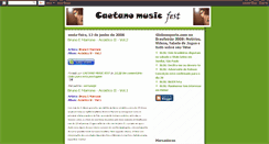 Desktop Screenshot of caetanomusicfest.blogspot.com