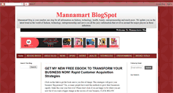 Desktop Screenshot of mannamart.blogspot.com