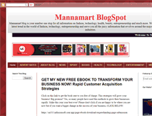 Tablet Screenshot of mannamart.blogspot.com