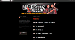 Desktop Screenshot of blogmarcosedouglas.blogspot.com