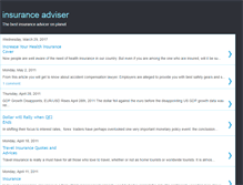 Tablet Screenshot of insuranceadvicer.blogspot.com