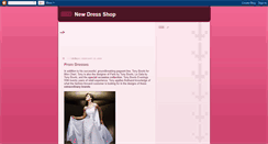 Desktop Screenshot of newdressshops.blogspot.com