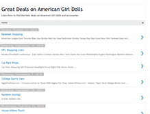 Tablet Screenshot of american-girl-doll-deals.blogspot.com