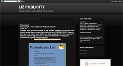 Desktop Screenshot of lizpublicity.blogspot.com