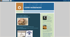 Desktop Screenshot of cuvee-restauracion.blogspot.com