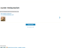 Tablet Screenshot of cuvee-restauracion.blogspot.com