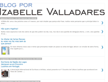 Tablet Screenshot of blogdaizabellevalladares.blogspot.com