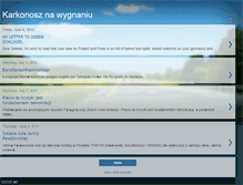 Tablet Screenshot of karkonosznawygnaniu.blogspot.com
