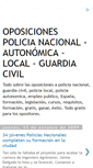 Mobile Screenshot of oposiciones-policia-guardia-civil.blogspot.com