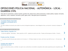 Tablet Screenshot of oposiciones-policia-guardia-civil.blogspot.com