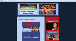 Desktop Screenshot of foroazulgranablaugrana.blogspot.com