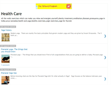 Tablet Screenshot of heathy-yoga.blogspot.com