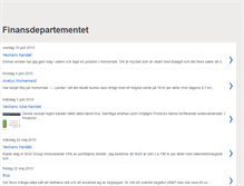 Tablet Screenshot of finansdepartementet.blogspot.com