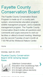 Mobile Screenshot of fayettecountyconservationboard.blogspot.com
