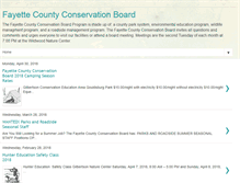 Tablet Screenshot of fayettecountyconservationboard.blogspot.com