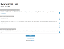 Tablet Screenshot of dwarakamaisai.blogspot.com