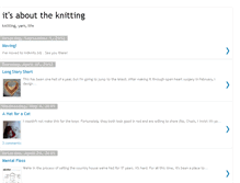 Tablet Screenshot of itsabouttheknitting.blogspot.com