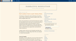 Desktop Screenshot of a2znarrativenonfiction.blogspot.com