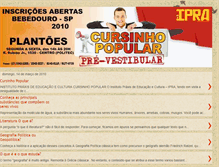 Tablet Screenshot of cursinhopopular.blogspot.com