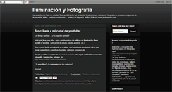 Desktop Screenshot of iluminacionyfotografia.blogspot.com