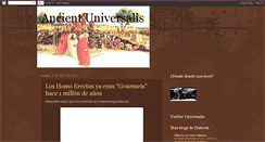 Desktop Screenshot of ancientuniversalis.blogspot.com