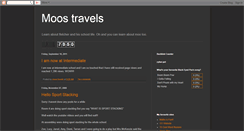 Desktop Screenshot of moostravels.blogspot.com