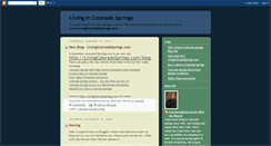 Desktop Screenshot of livingincoloradosprings.blogspot.com