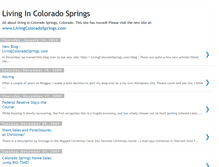 Tablet Screenshot of livingincoloradosprings.blogspot.com