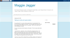 Desktop Screenshot of maggiejaggerauthor.blogspot.com