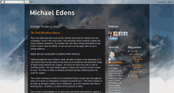 Desktop Screenshot of michaeledens.blogspot.com