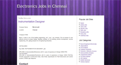 Desktop Screenshot of electronicsjobsmadras.blogspot.com
