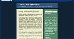 Desktop Screenshot of midiaecibercultura.blogspot.com