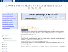 Tablet Screenshot of manish-sharepoint.blogspot.com