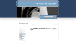 Desktop Screenshot of bluetooth-hacking.blogspot.com