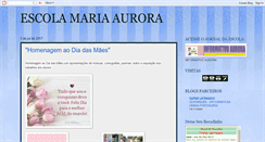 Desktop Screenshot of escolamariaaurora.blogspot.com