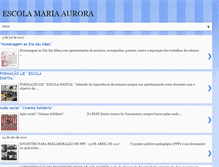 Tablet Screenshot of escolamariaaurora.blogspot.com