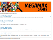 Tablet Screenshot of megamax-games.blogspot.com