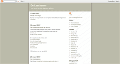 Desktop Screenshot of leeskamer.blogspot.com