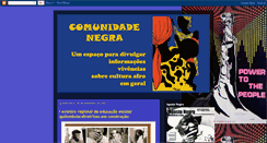 Desktop Screenshot of comunidadenegrapel.blogspot.com