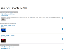 Tablet Screenshot of newfavoriterecord.blogspot.com
