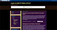 Desktop Screenshot of info-garut-selatan.blogspot.com