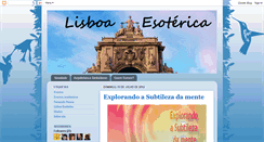 Desktop Screenshot of lisboaesoterica.blogspot.com