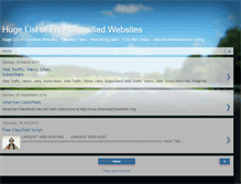 Tablet Screenshot of huge-list-of-free-classified-websites.blogspot.com
