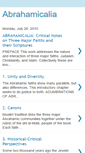 Mobile Screenshot of abrahamicalia.blogspot.com