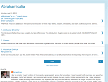 Tablet Screenshot of abrahamicalia.blogspot.com